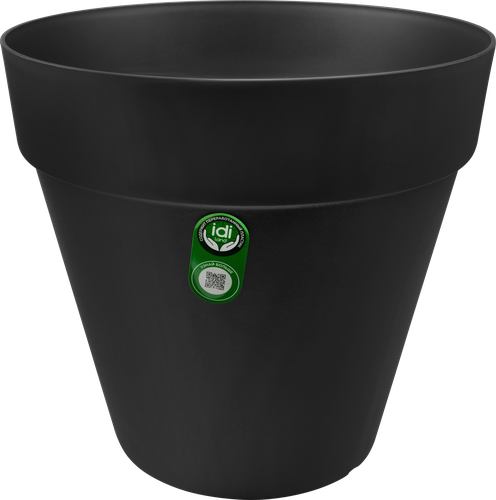 

Горшок для цветов со вставкой Idi Land Tarragon 25 см 7 л серый