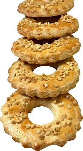 Кольцо песочное Новороссийский хлеб с арахисом 1 шт 100 г