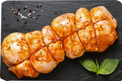 

Рулет куриный Лента Fresh с ветчиной и сыром полуфабрикат охлажденный