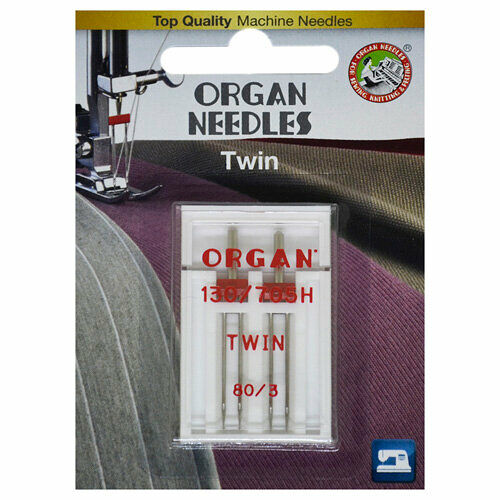 ORGAN иглы двойные 2-80/3 Blister