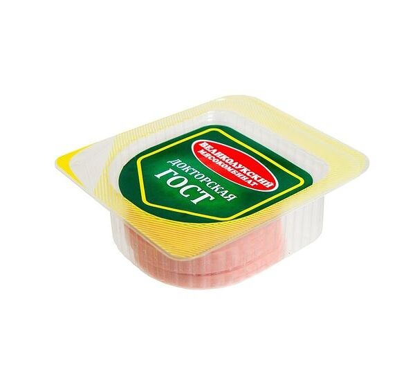 Колбаса варёная Великолукский МК Докторская в нарезке категория А, 250г