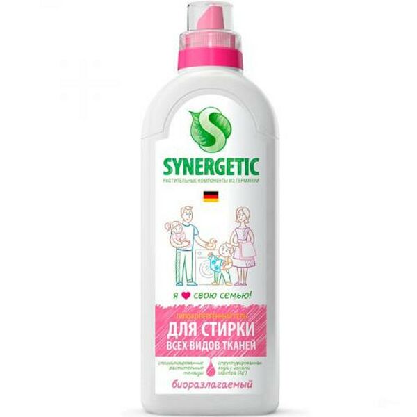 Средство жидкое для стирки SYNERGETIC универсальное биоразлагаемое 1л