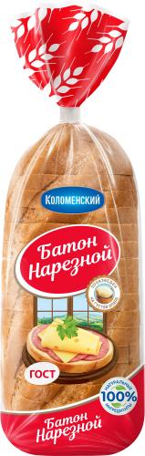 

Батон Коломенский Нарезной, нарезка, 400г