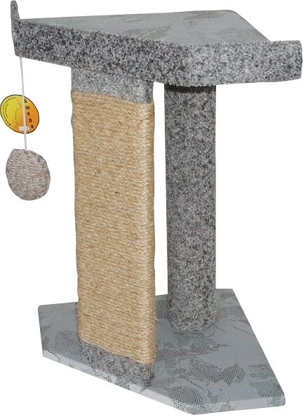 Стойка - когтеточка Ашера ПВ-31 Треугольная (джут)