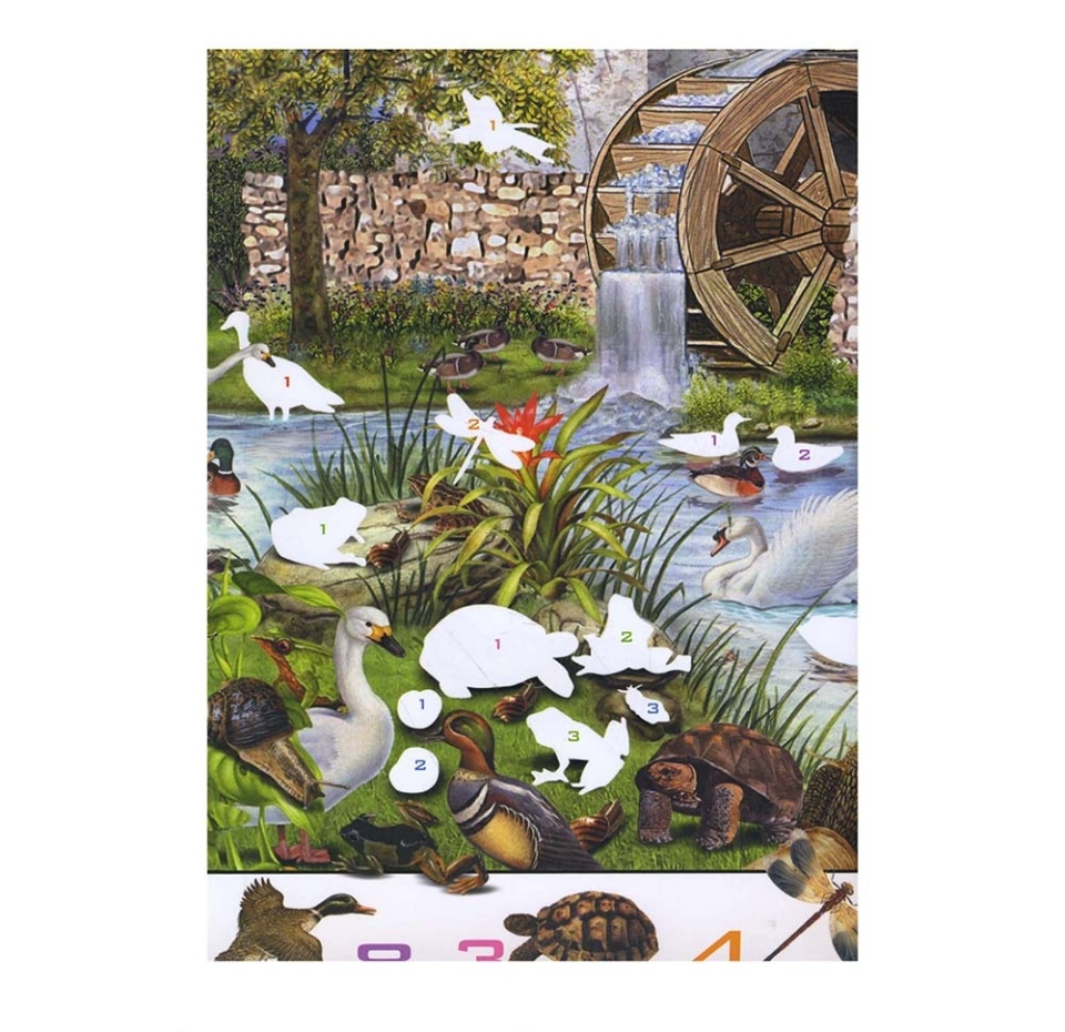 

Книга "1000 животных с наклейками"