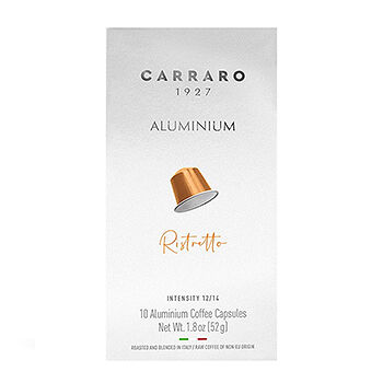 Кофе молотый в алюминиевых капсулах Carraro Ristretto 55г, Италия