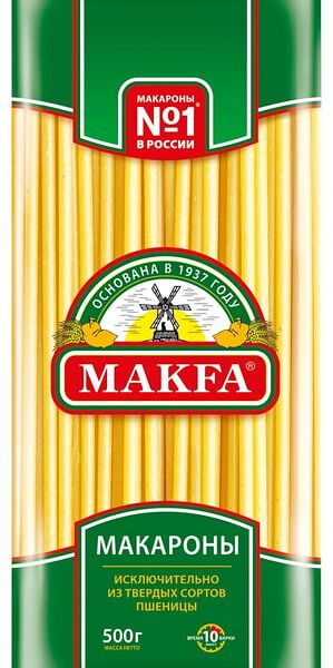 Изделия макаронные Makfa Макароны длинные 500г