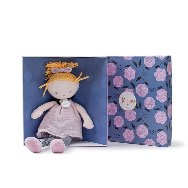 Игрушка мягкая Jolijou S'amuse Кукла Ines 30 см в подарочной коробке, Франция