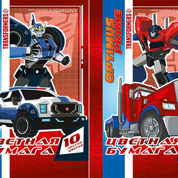 Бумага цветная 10л 10цв 2 мет а4 мел блок папка ac лиц