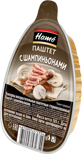 

Паштет Hame с шампиньонами 105 г