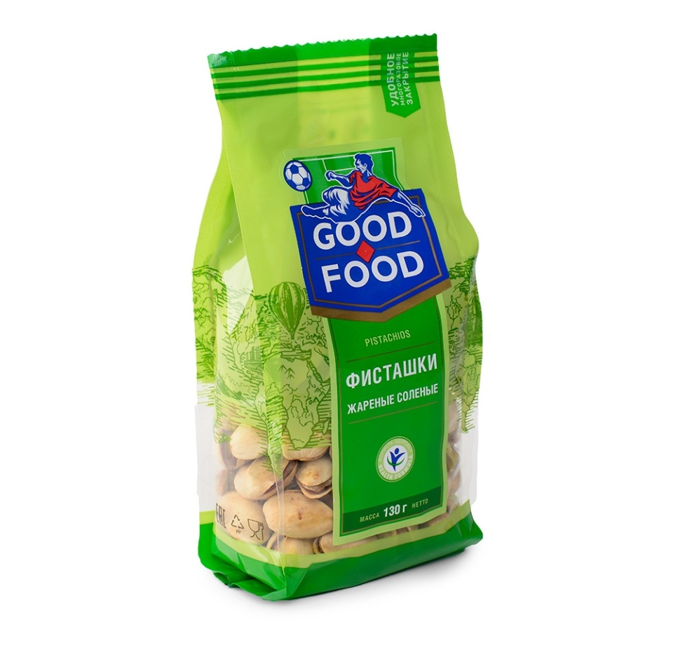 

Фисташки Good Food жареные соленые, 130 г