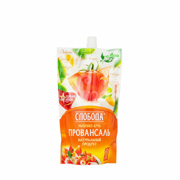 Майонез Слобода 67% 400мл Провансаль дой-пак