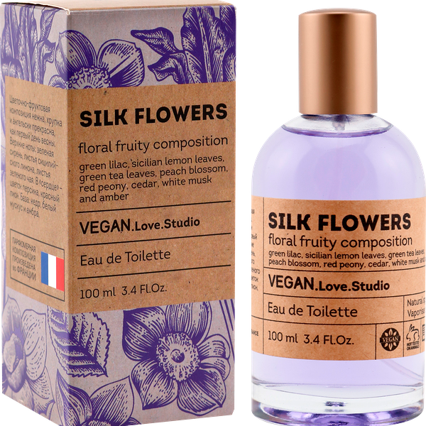 Туалетная вода Vegan Love Studio Silk Flowers женская 100 мл