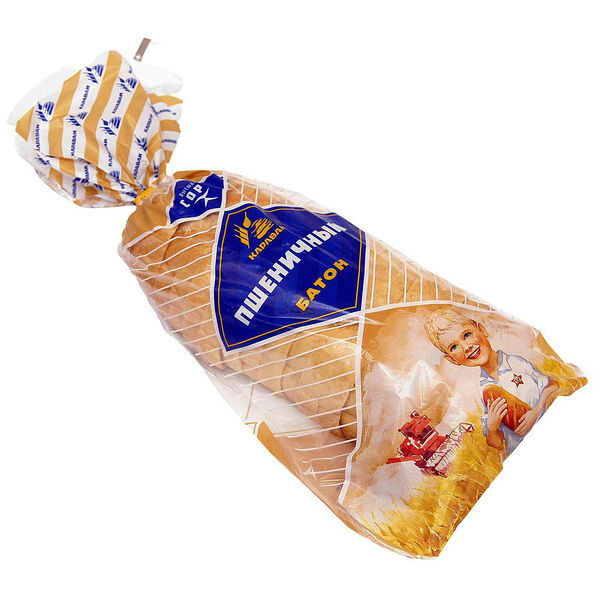 Батон Каравай Пшеничный нарезка