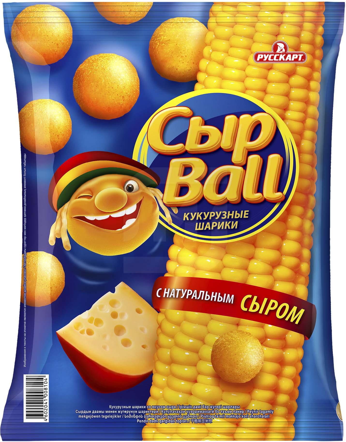 

Шарики кукурузные СырBall со вкусом сыра