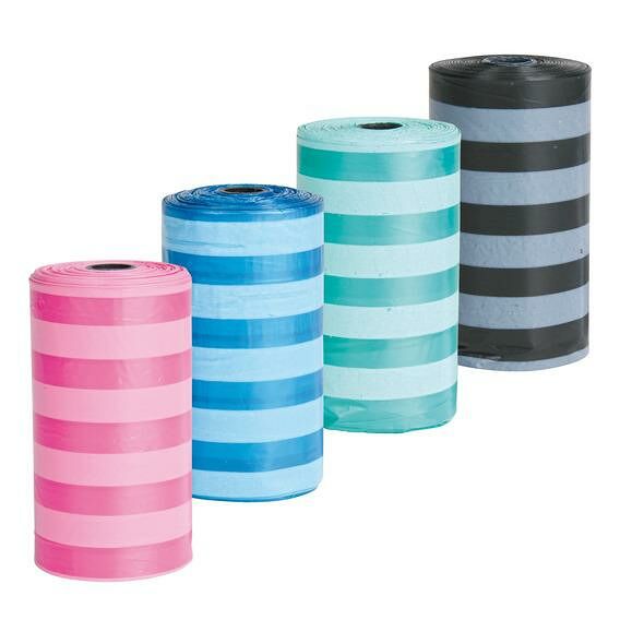 Пакеты для уборки за собаками, цвета в ассортименте, 3 л, 4 рулона по 20 шт