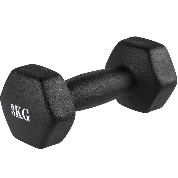 Гантель неопреновая, 3 кг, в ассортименте