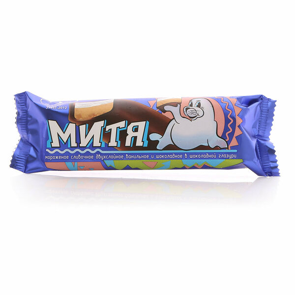 Мороженное Петрохолд пломбир ванильный в шоколадной глазури