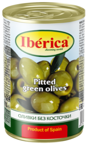 Оливки Iberica зеленые без косточки в Магнит со скидкой –18%