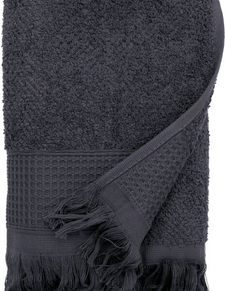 Полотенце махровое PiCassa Темно-серое 100*150см