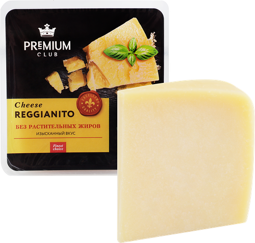 Сыр твердый PREMIUM CLUB Реджанито 40%, без змж, 200г