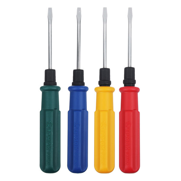 Ермак отвертка 2 в 1, 3х50 мм, 4 цвета