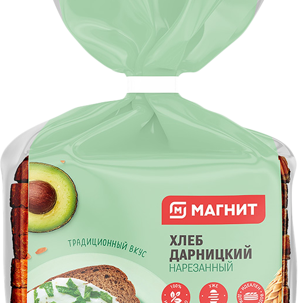 Хлеб Магнит Дарницкий нарезка