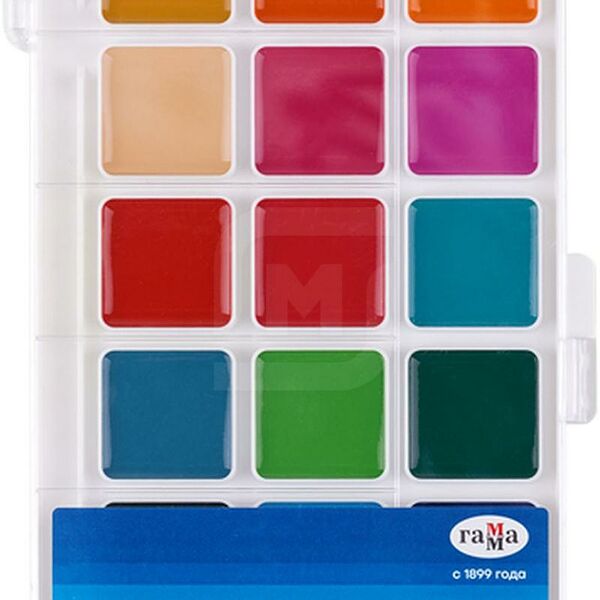 Акварель Гамма Оранжевое солнце 24 цветов