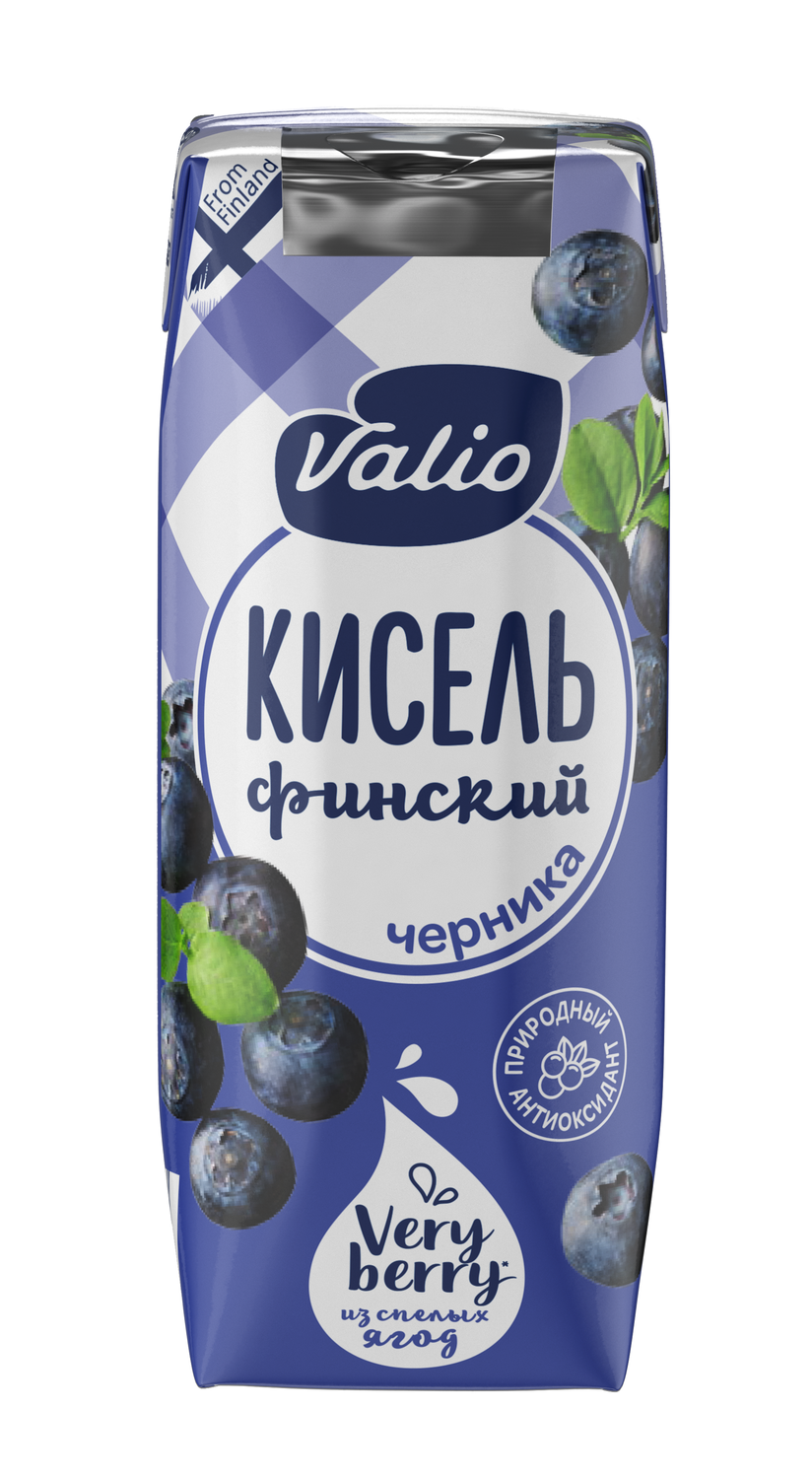 

Кисель Valio из черники 250 г