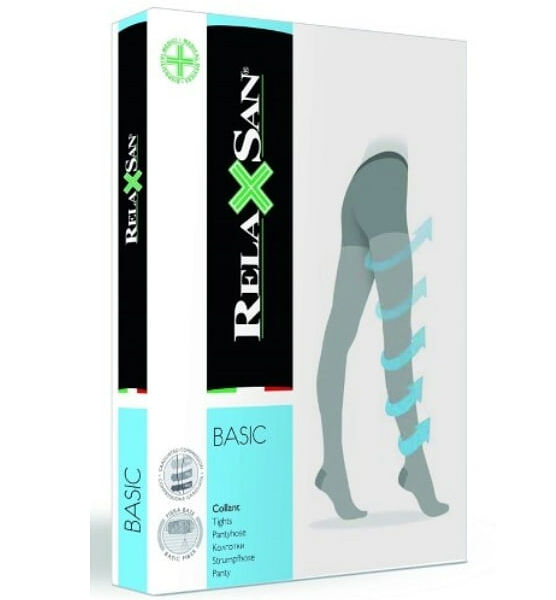 Колготки компрессионные Relaxsan Collant размер 2 140 den 18-22mmHg черные