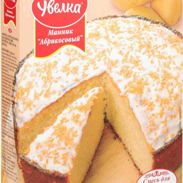 Смесь для выпечки Манник абрикосовый ТМ Увелка