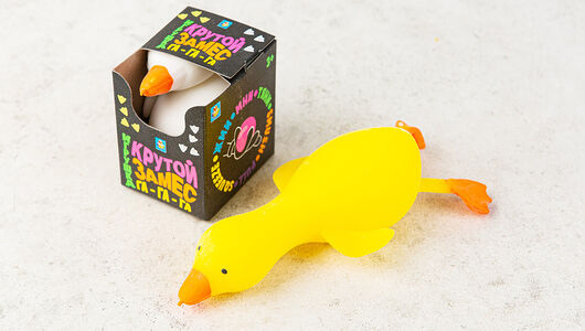 Игрушка-антистресс 1 Toy «Крутой замес. Гусь» 2 цвета в ассортименте,1 шт., 10.5*7.5 см