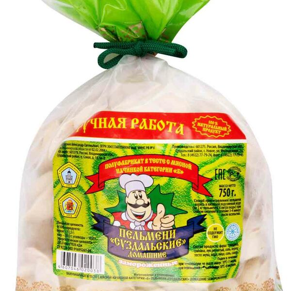 Пельмени Суздальские Домашние, 750г