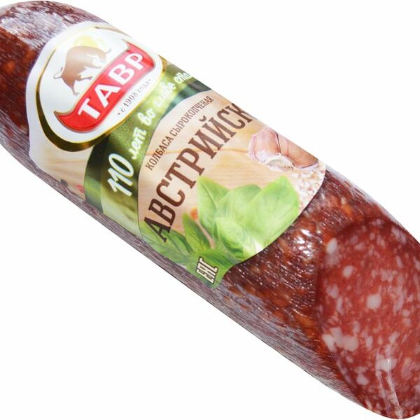 Колбаса Тавр Австрийская полусухая сырокопченая 200г