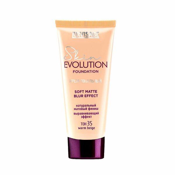 Крем тональный LuxVisage Skin Evolution Soft Matte Blur Effect т.35 Warm beige, 35 мл