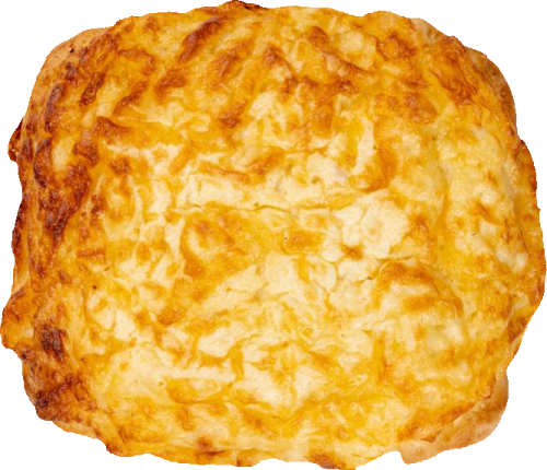 Лепешка Родные Просторы дрожжевая с сыром и ветчиной, 100г