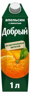 Нектар Добрый Апельсин с мякотью в Магнит со скидкой –32%