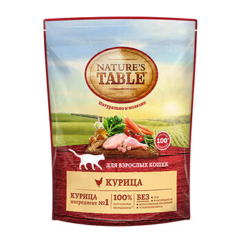 Сухой корм для кошек Курица ТМ Nature's Table