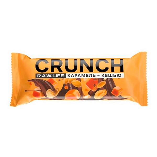 Батончик R.A.W. Life ореховый с карамелью и кешью