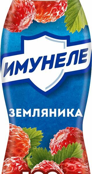 Напиток кисломолочный Имунеле Земляника 1.2% 100мл