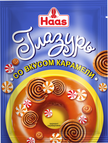 

Глазурь HAAS со вкусом карамели 75 г