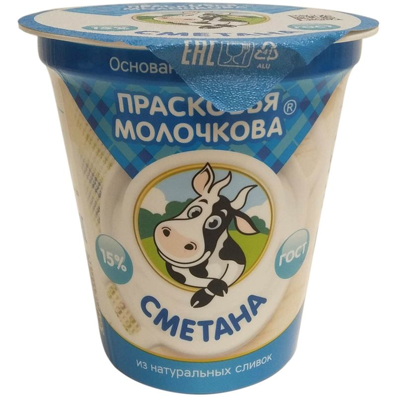 

Сметана Прасковья Молочкова 15% 300 г