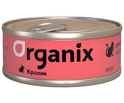Консервы для кошек Organix с кроликом