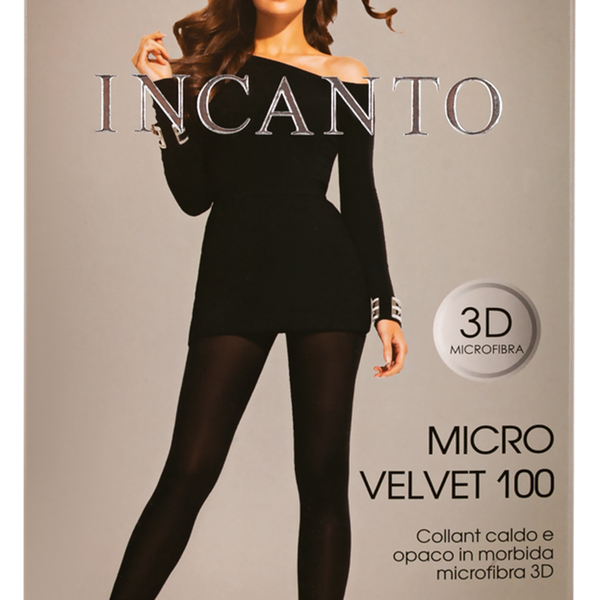 Колготки Microvelvet 100 nero размер 4 ТМ Incanto (Инканто)