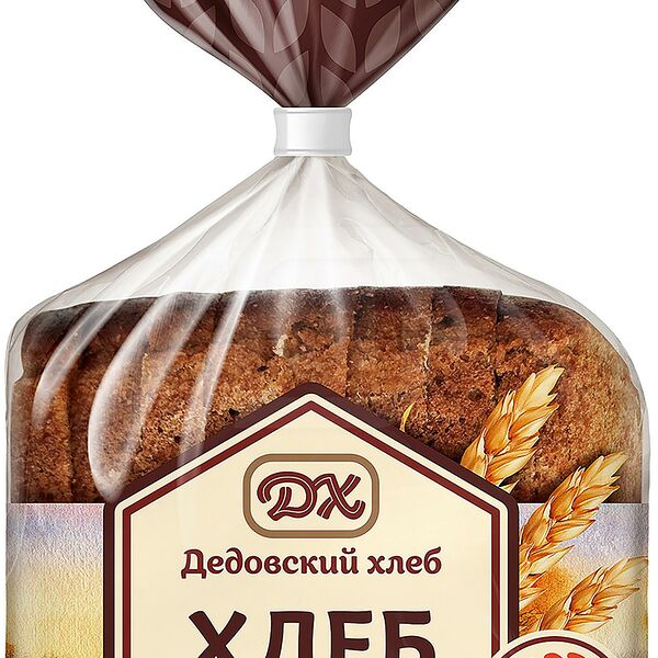 Хлеб Дедовский Хлеб Дарницкий, половина, нарезка
