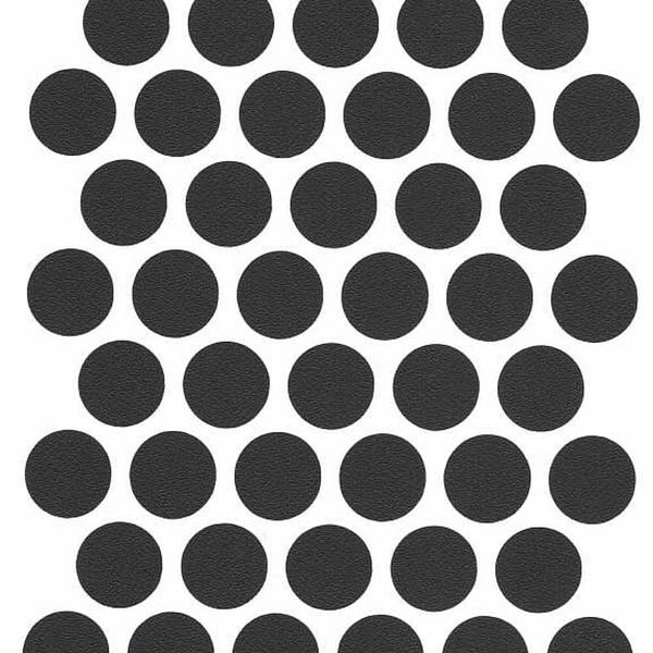 Заглушка самоклейкая, 14 мм, чёрная, 50 шт TECH-KREP