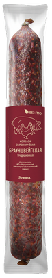 Колбаса ЛЕНТА Брауншвейгская Традиционная с/к вес 