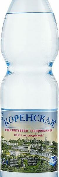 Вода Коренская газированная 1.5л