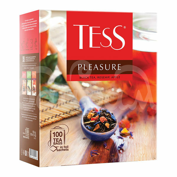 Чай Tess 100*1.5гр  Pleasure Черный
