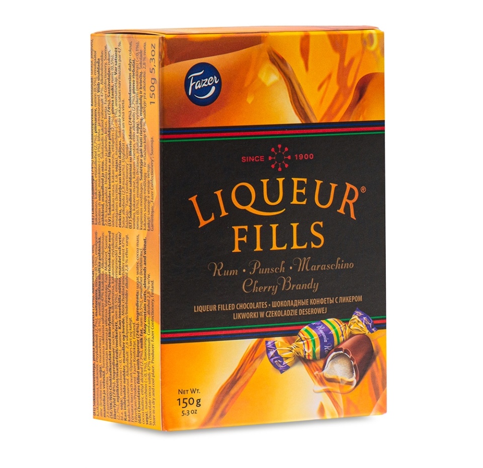 

Набор конфет Fazer Liqueur Fills с ликером 150 г